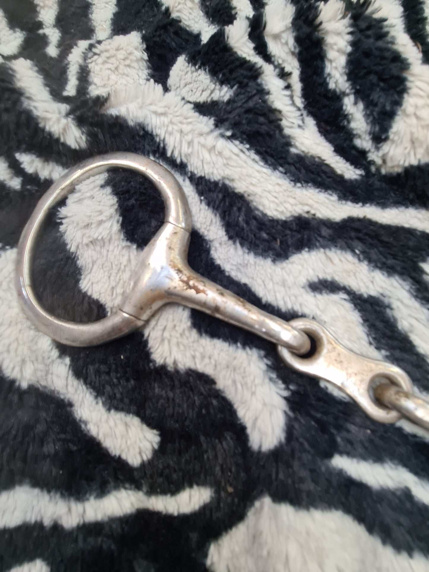 Used 5-1/2" eggbutt snaffle with French link FREE POSTAGE☆