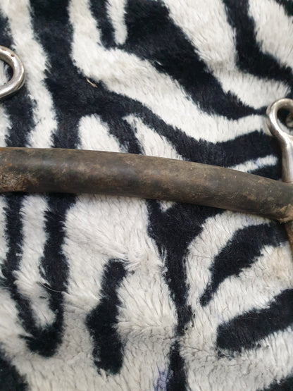 Used 6" hard rubber Pelham bit FREE POSTAGE☆