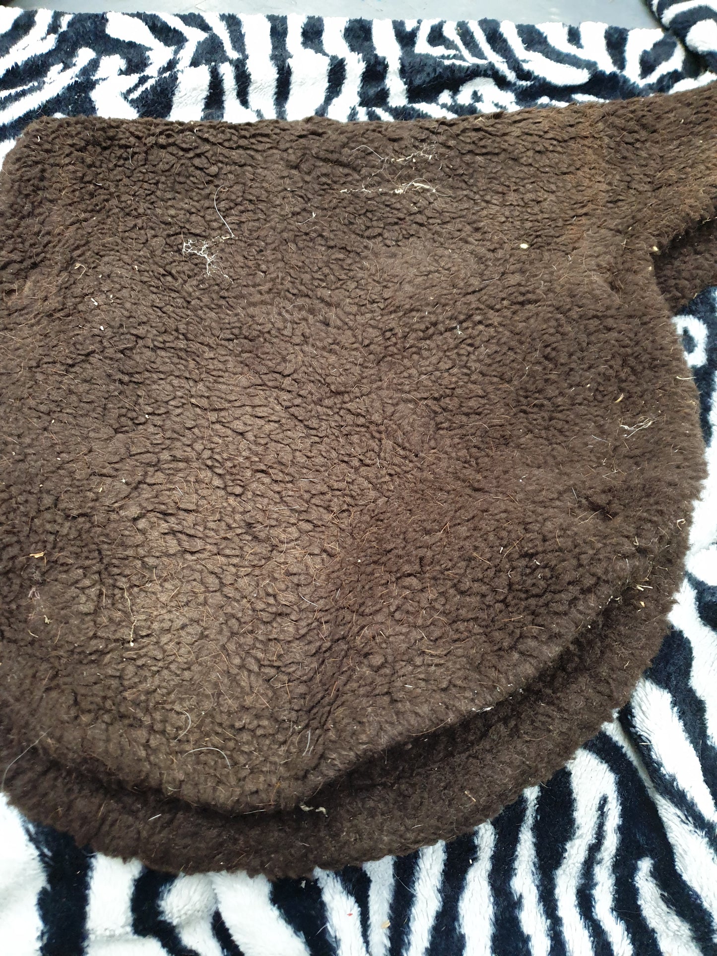 Used 18" brown supreme products saddle cover FREE POSTAGE☆