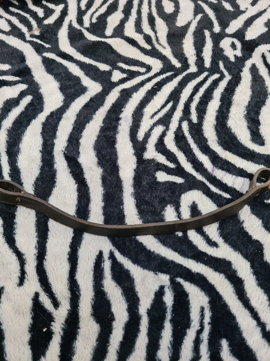 Jeffries cob size brown leather browband