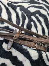 Used cob size brown leather reins FREE POSTAGE☆