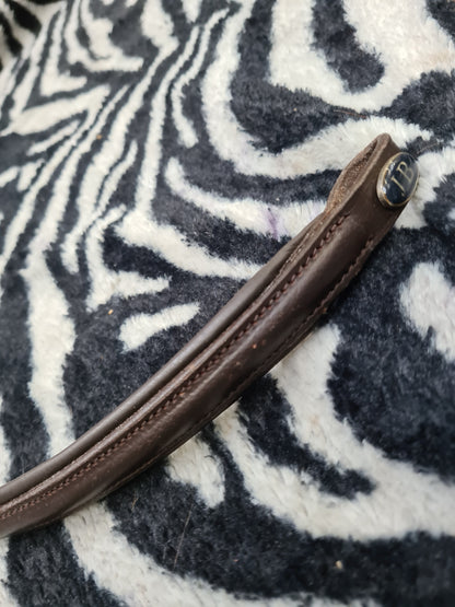 Used full size brown leather JB browband FREE POSTAGE ✅