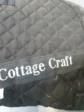 Used black Cottage Craft pony size saddle cloth FREE POSTAGE☆