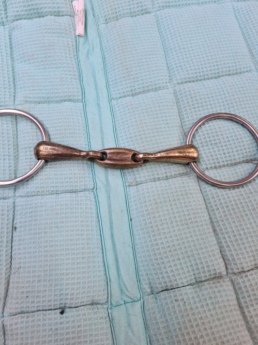 Used 5-1/4" loose ring snaffle with lozenge FREE POSTAGE☆