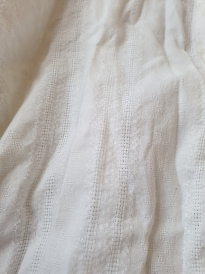 Used white size 8 F&F cotton shirt FREE POSTAGE☆