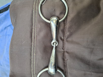 Used 4-1/4" loose ring eggbutt snaffle FREE POSTAGE☆