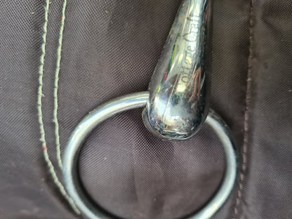 Used 4-1/4" loose ring eggbutt snaffle FREE POSTAGE☆