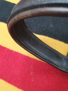Used full size brown leather nose band FREE POSTAGE☆