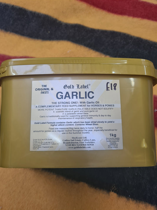 New Gold Label Garlic feed supplement
