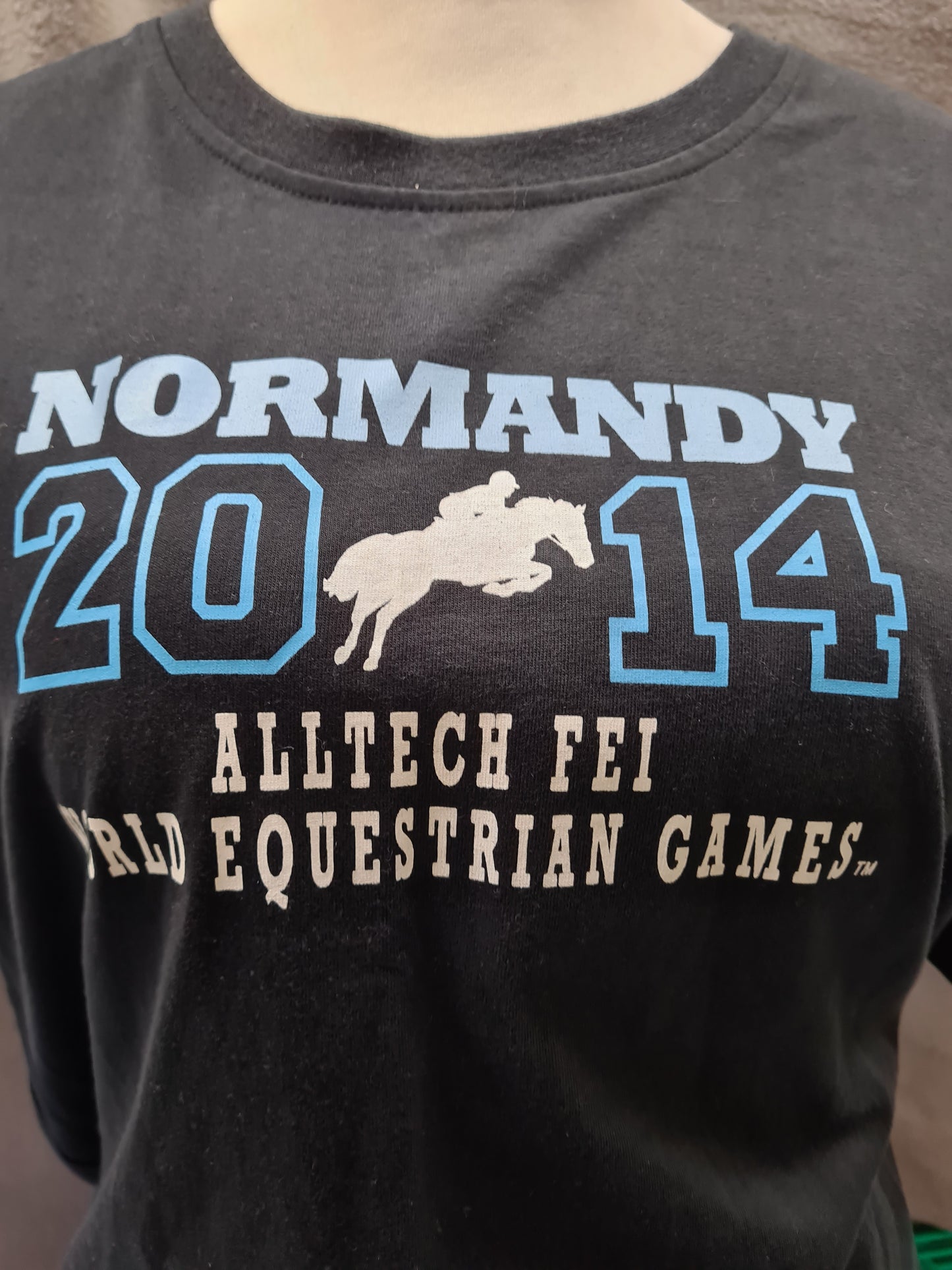 New black medium size Normandy t shirt FREE POSTAGE ✅