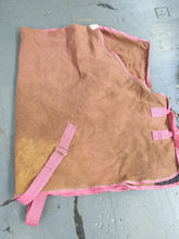 Weatherbeeta cotton show rug, 6'3, brown and pink FREE POSTAGE *