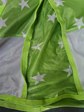 NEW fly rug with neck and tail guard, in green with stars FREE POSTAGE☆