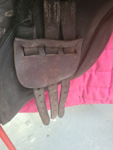 Used 18" Sandringham brown leather saddle FREE POSTAGE 🔵