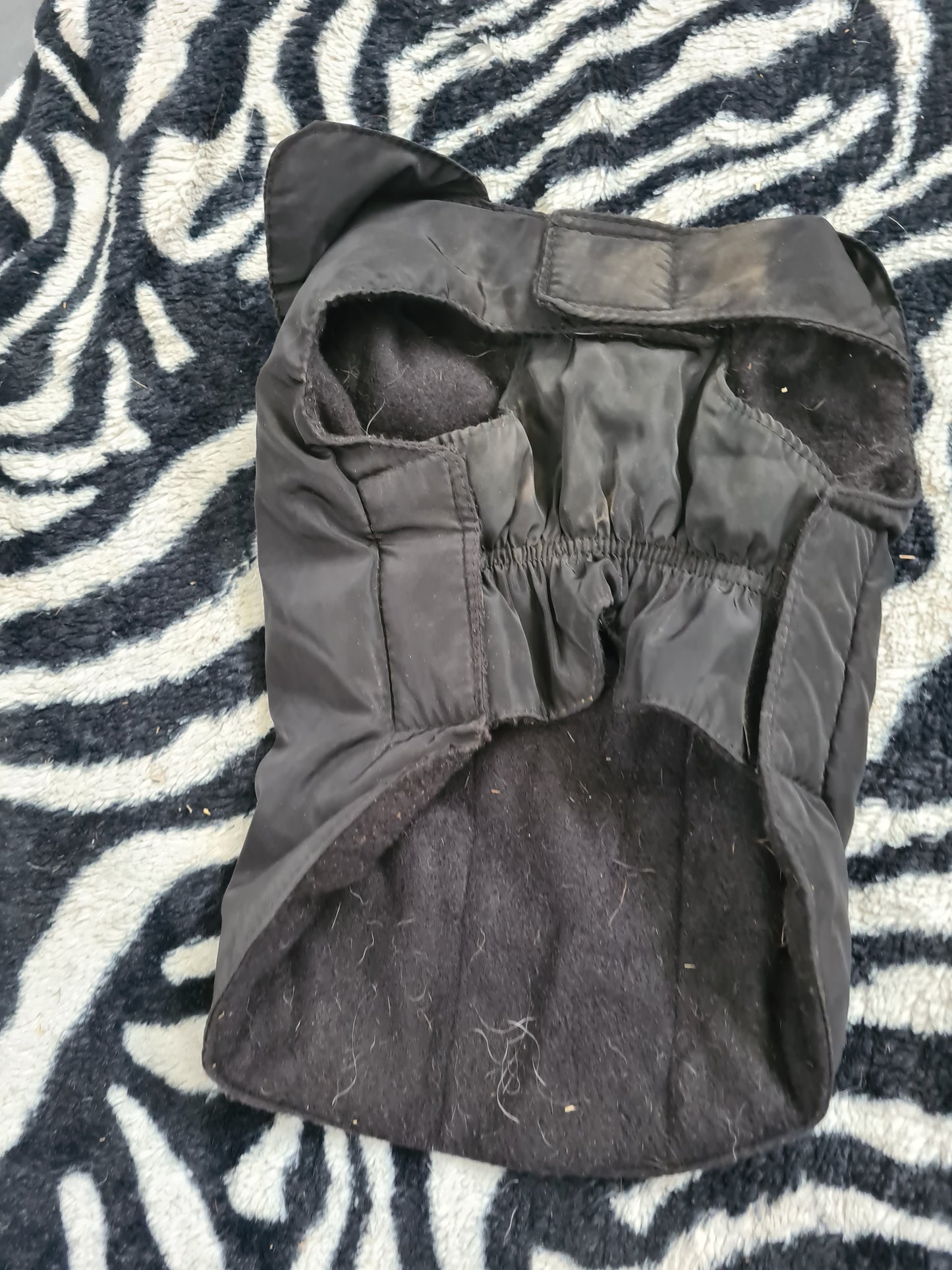 Used small size black dog coat FREE POSTAGE☆