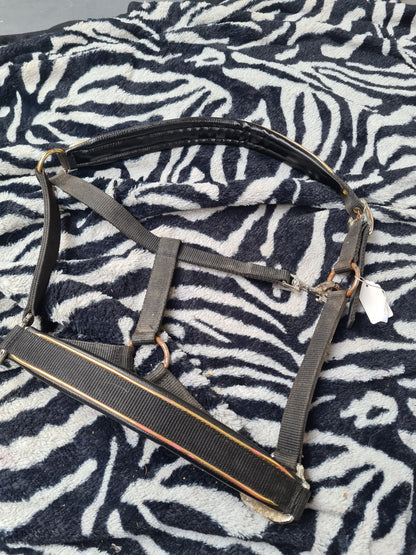 Used full size shires black head collar FREE POSTAGE☆