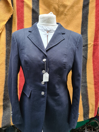 Used size 10 with short arms  Cavallo navy show jacket FREE POSTAGE 🔵