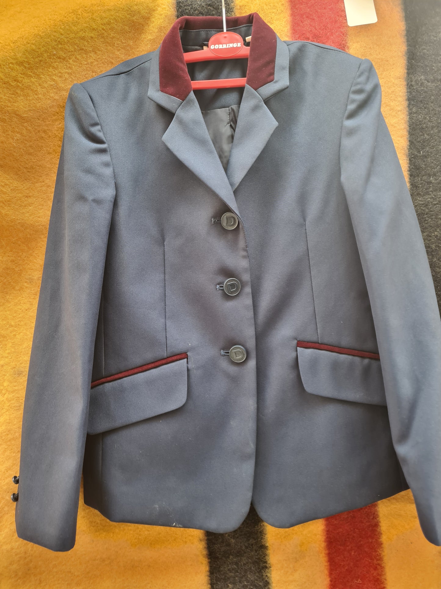 Used age 10 and 14 Dublin navy show jacket FREE POSTAGE 🔵