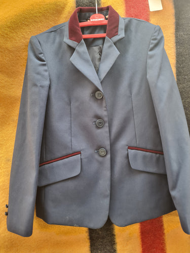 Used age 10 and 14 Dublin navy show jacket FREE POSTAGE 🔵