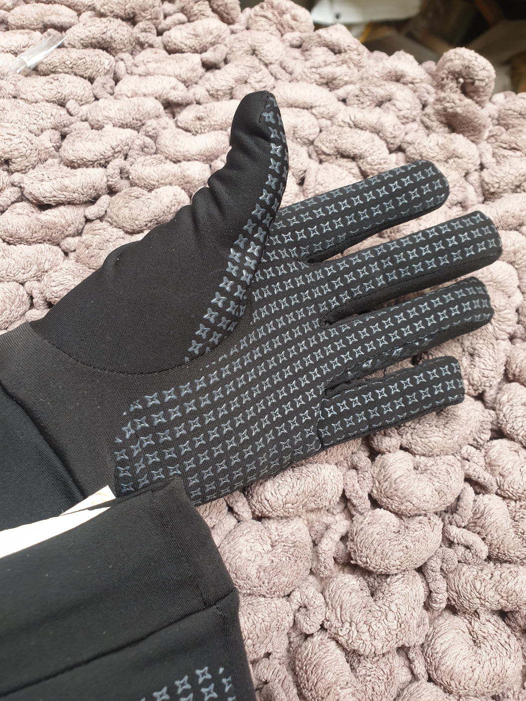 New Rhinegold soft grip palm lycra riding gloves FREE POSTAGE☆