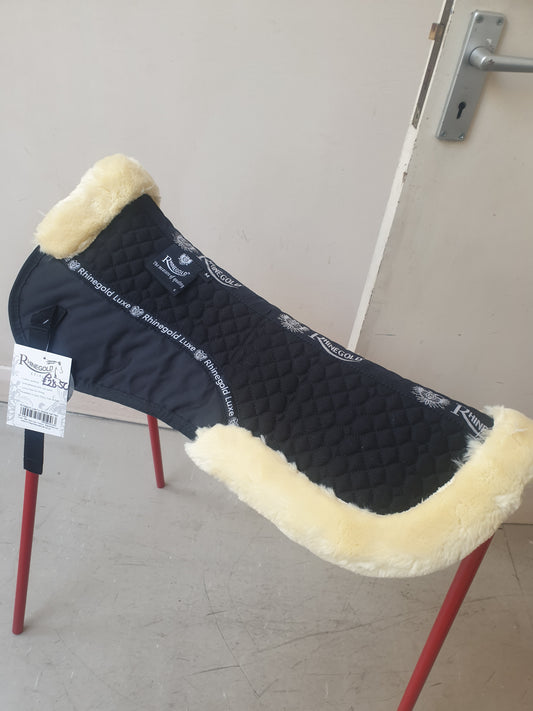 New rhinegold black and cream luxe fur half pad FREE POSTAGE☆