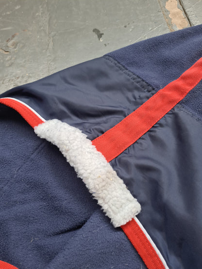 Weatherbeeta 4'3 navy and red fleece rug FREE POSTAGE ❤