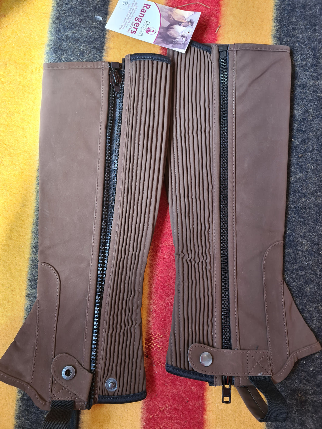 NEW WITH TAGS Brown Regent Rangers half chaps extra small 14