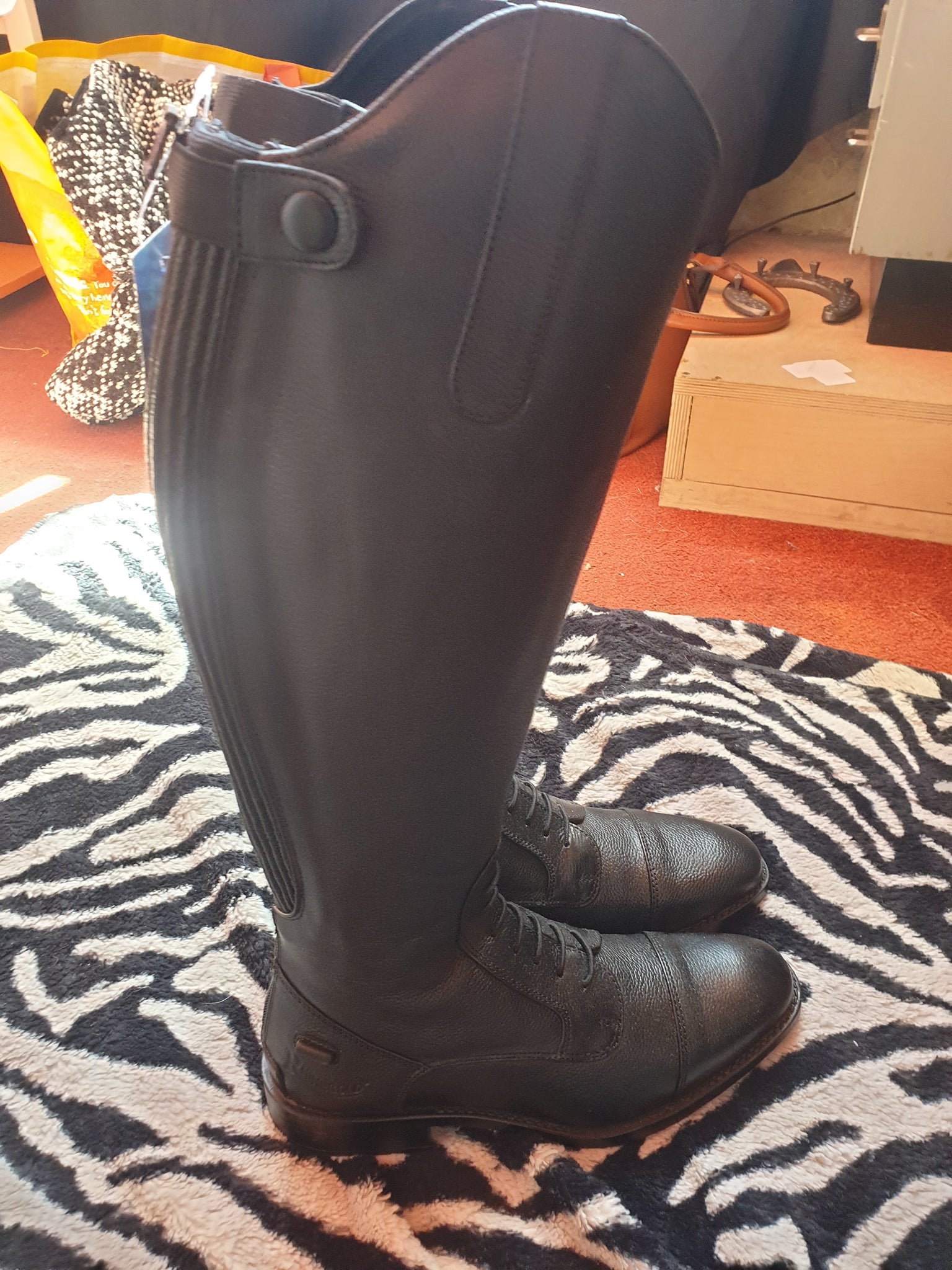 Rhinegold long clearance riding boots