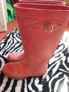 Pink size 3 Hunter wellies FREE POSTAGE ✅