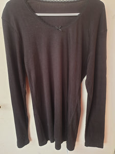 NEW WITH TAGS Avenue black long sleeved thermal top size 16/18 FREE POSTAGE ✅