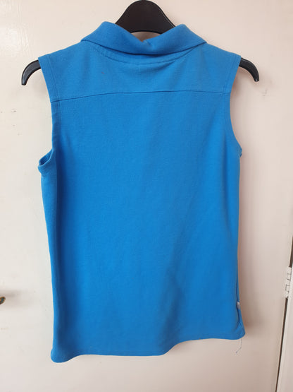 Blue LA Gear sleeveless polo shirt FREE POSTAGE ✅