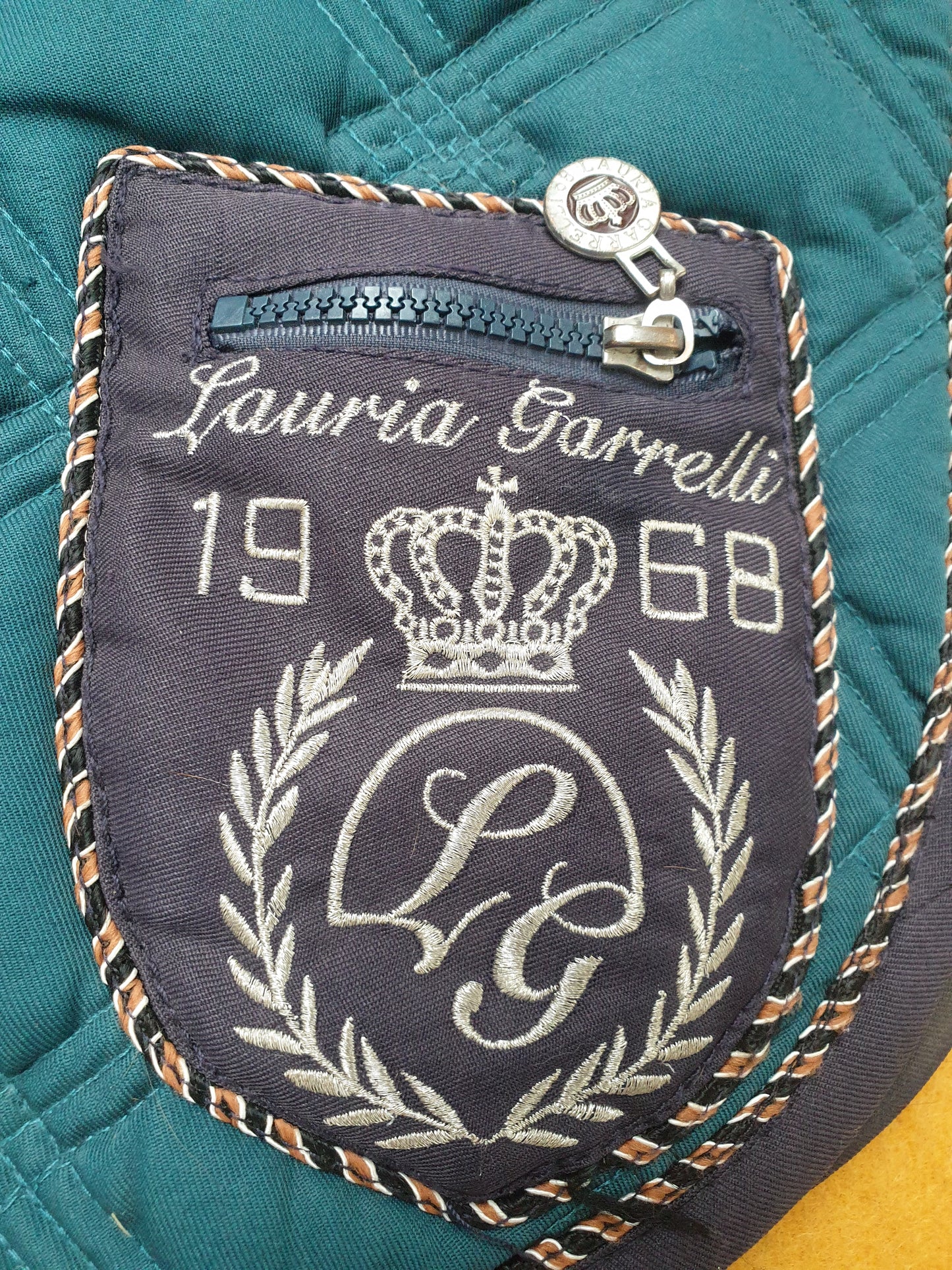 Green Lauria Garrelli cob size saddle pad FREE POSTAGE ✅