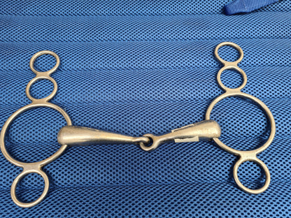 6" 4 ring dutch gag bit FREE POSTAGE ✅️