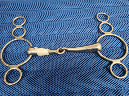 6" 4 ring dutch gag bit FREE POSTAGE ✅️