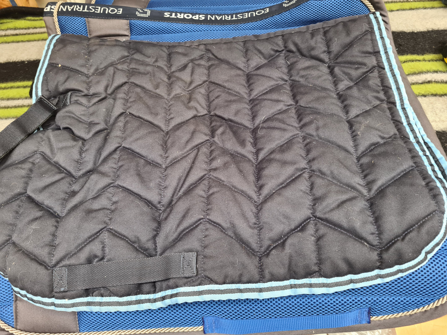 Cob size navy saddle pad FREE POSTAGE ✅️