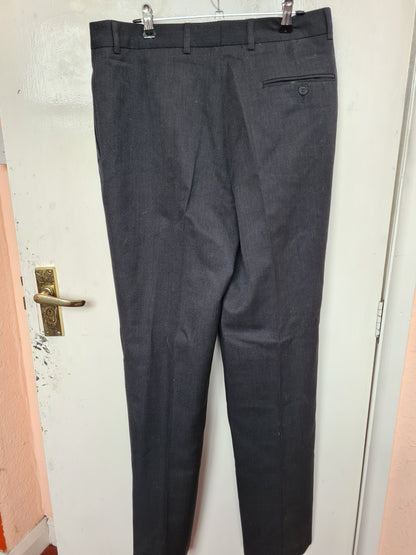 Mens grey in hand trousers size 34 FREE POSTAGE ✅️