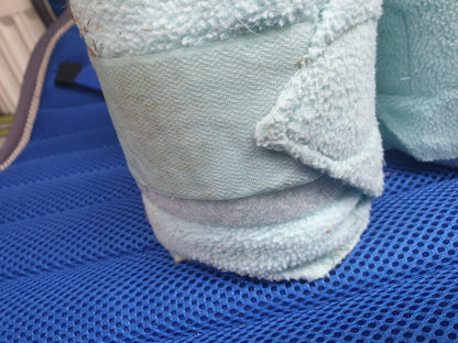 Set of 4 mint green fleece bandages FREE POSTAGE ✅