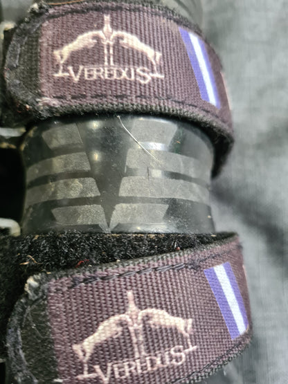 Used VEREDUS cob size black hard shell tendon boots