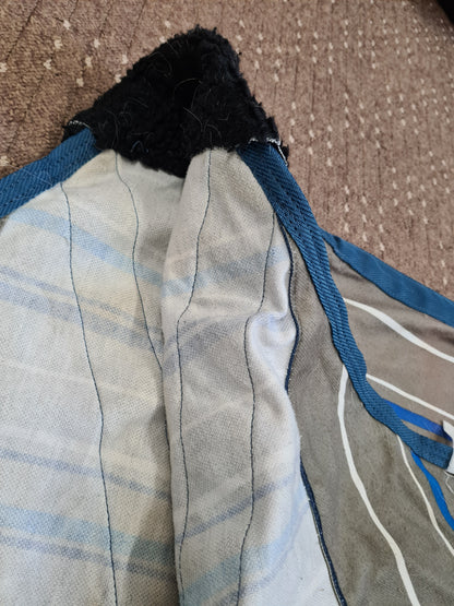 5" Masta blue/ green striped cooler rug FREE POSTAGE ✅