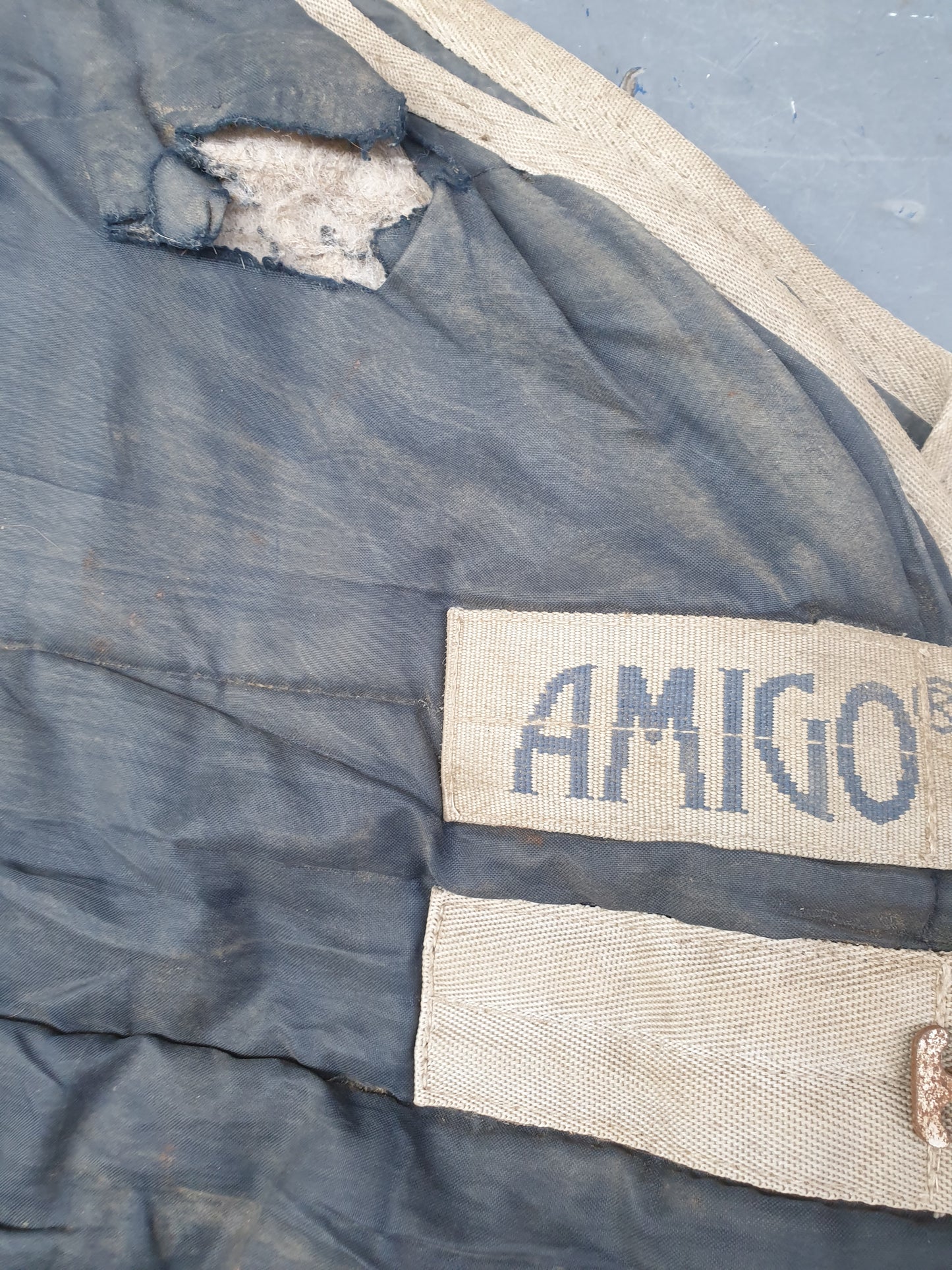 Navy 6'6" Amigo stable rug FREE POSTAGE 🟢
