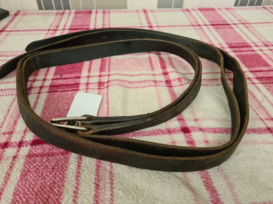 Used Brown 60" stirrup leathers  FREE POSTAGE