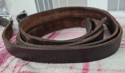 Used Brown 62" Bling stirrup leathers  FREE POSTAGE 🟢