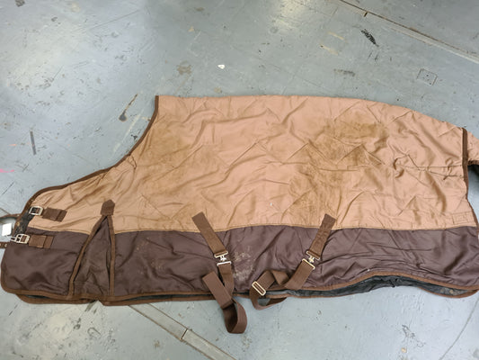 Used stable rug, 6'3, light weight, brown, FREE POSTAGE 🟢