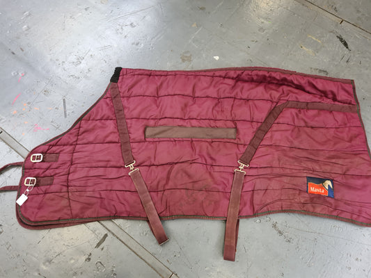 Masta stable rug, 6'0, light weight, burgundy FREE POSTAGE 🟢