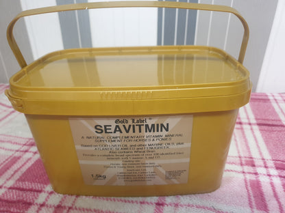 NEW 1.5Kg tub of SEA VITAMIN for horses and ponies FREE POSTAGE 🟢