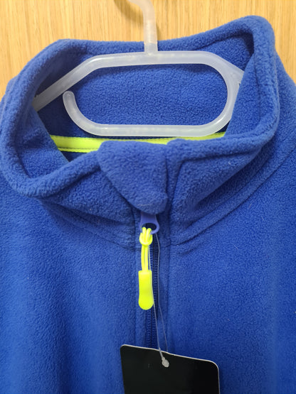NEW hkm fleece jacket, royal blue, sizes L & XL FREE POSTAGE 🟢