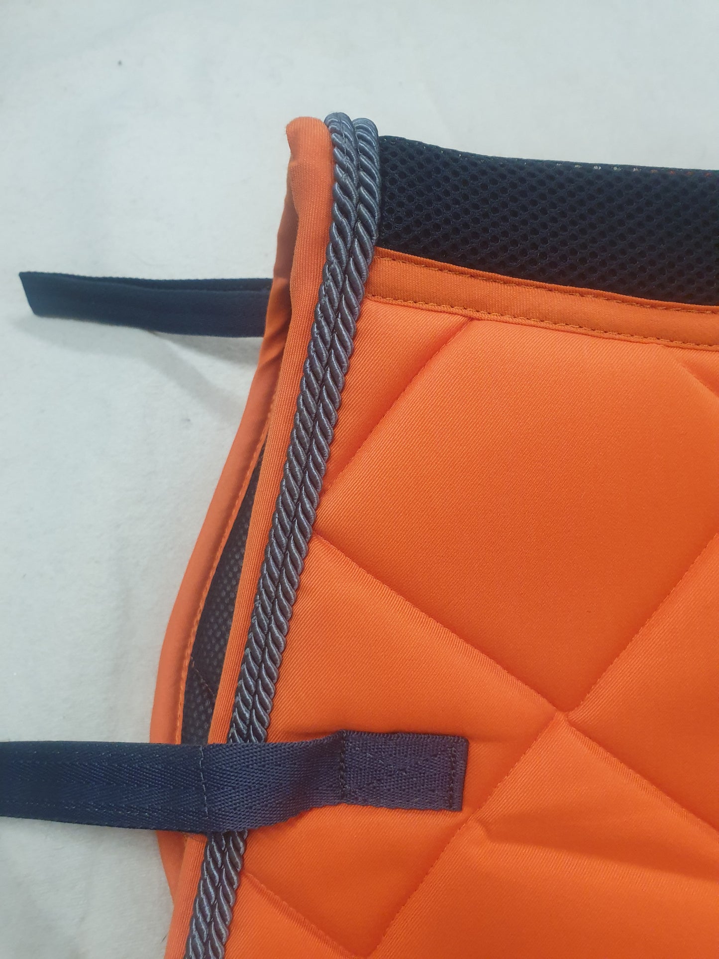 NEW rhinegold elite carnival saddle pad, cob size, tangerine colour FREE POSTAGE 🟢