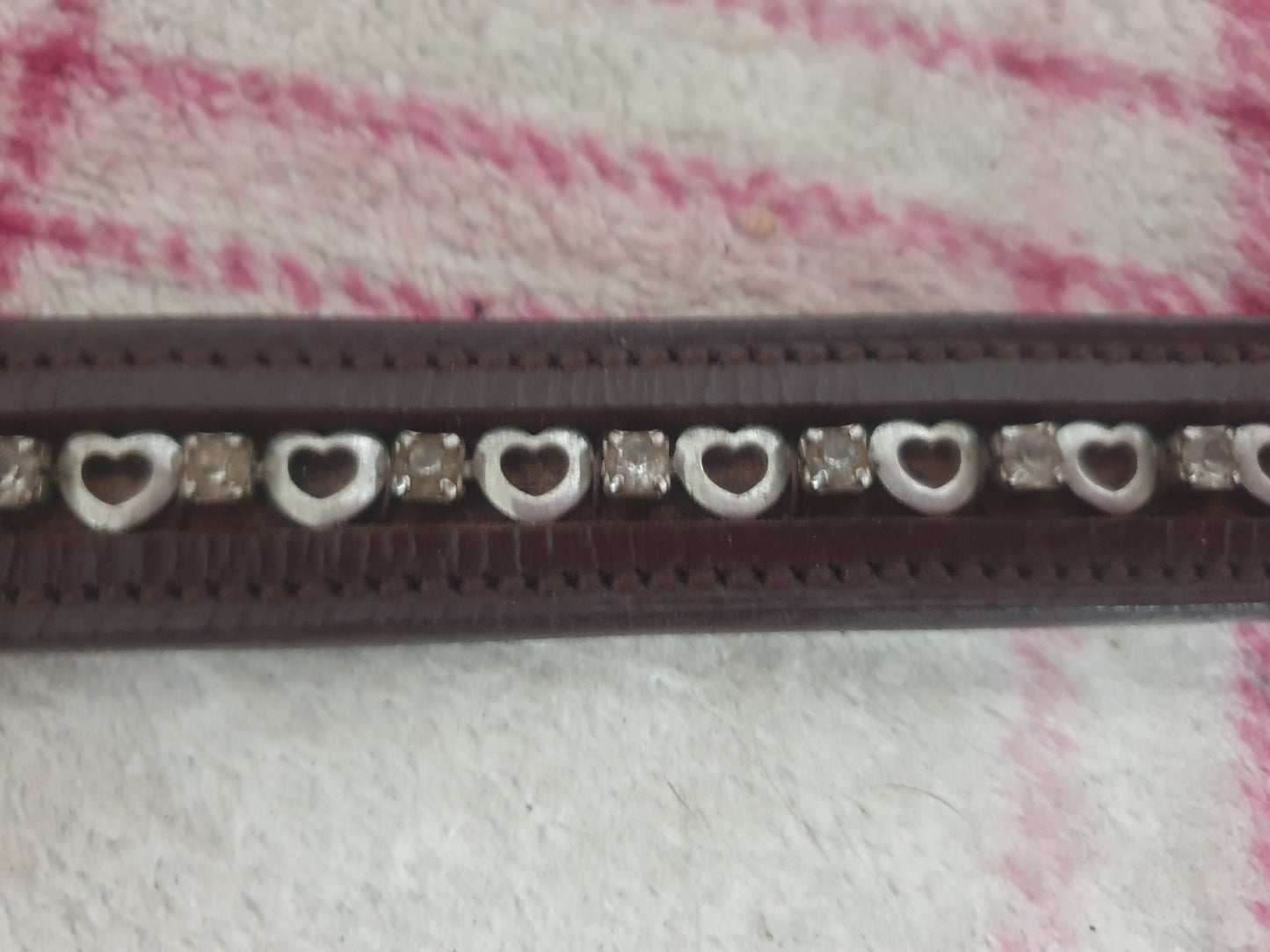 new brown and silver full bling browband FREE POSTAGE ✅