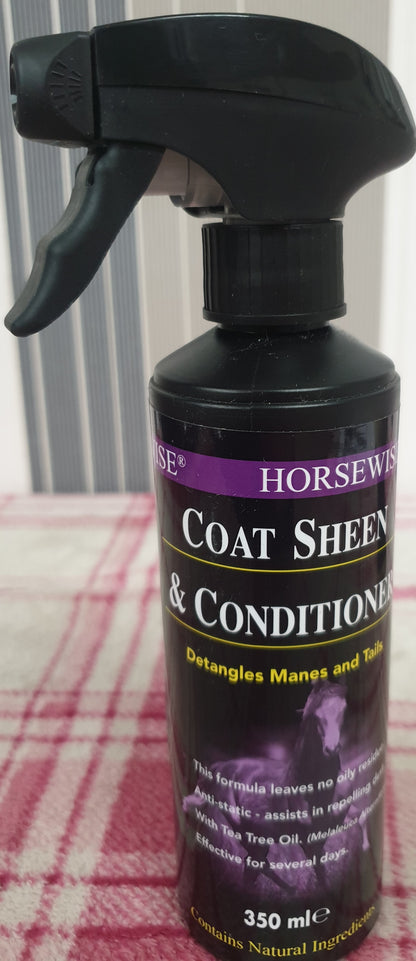 NEW Horsewise  Coat Sheen & Conditioner 350ml FREE POSTAGE

 🟢