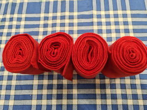 Red bandages set of 4 FREE POSTAGE 🟢