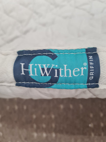 White Griffin Hi-wither full Saddle cloth FREE POSTAGE 🟢